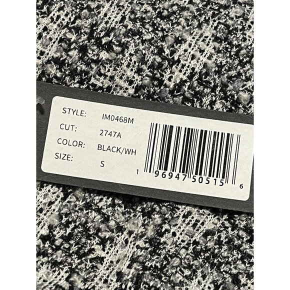 Isaac Mizrahi New York Tweed Short Sleeve Dress Black/White Size Small - Picture 9 of 9